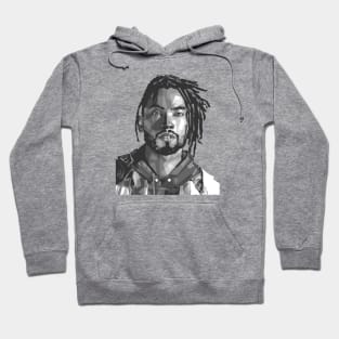 Miguel Black & White Hoodie